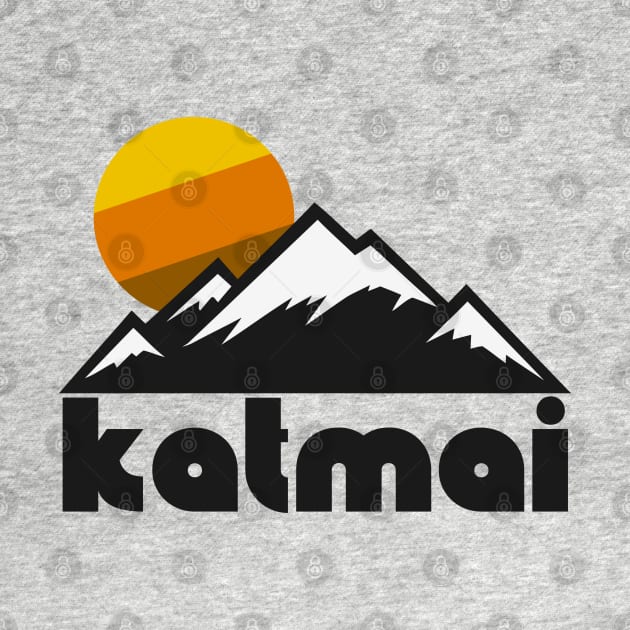 Retro Katmai ))(( Tourist Souvenir National Park Design by darklordpug